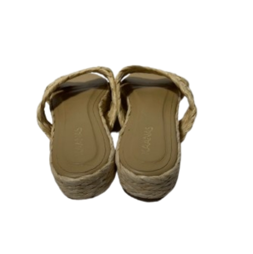 Kaanas Azurita Woven Platform Slides Sandals Women’s Raffia Espadrille Summer - Picture 4 of 5